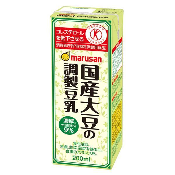 国産大豆の調整豆乳　200ml×12本セット（マルサン）