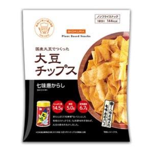ビオクラ 大豆チップス 七味唐からし 35g×12袋