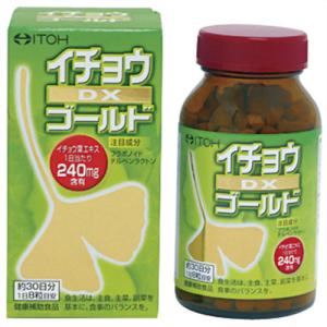 イチョウ　ＤＸゴールド　240粒（井藤漢方）｜jf-foods