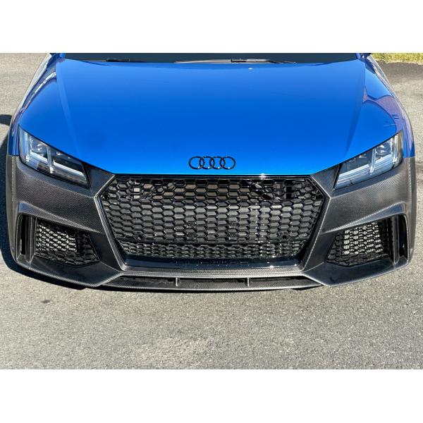 iromドライカーボンバンパー Dry-carbon F Bumper Audi TTRS 8S P...