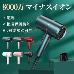 ドライヤー ヘアドライヤー 高級 速乾 美髪 軽量 静音 マイナスイオン 温度調整 低騒音 ヘアケア 家庭用 時短 多段階を切り替え プレゼント 軽量 大風量