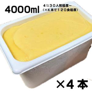業務用トルコアイス（マンゴー）4000ml×4本