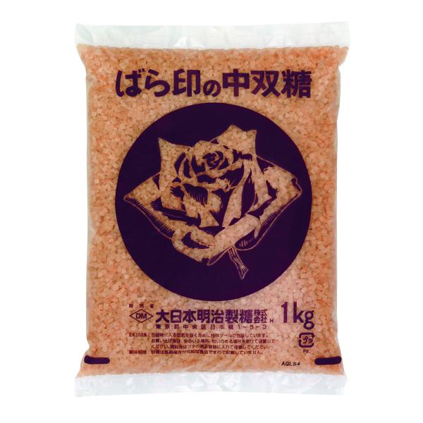 砂糖 中双糖 煮物 漬物 そばつゆ ばら印 大日本明治製糖 1kg