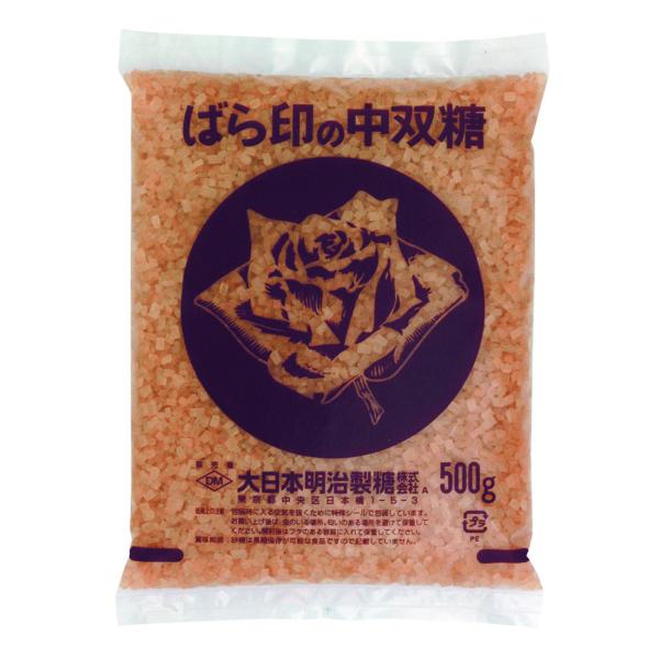 砂糖 中双糖 煮物 漬物 そばつゆ ばら印 大日本明治製糖 500g