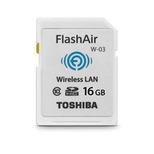 TOSHIBA(東芝) 無線LAN搭載SDHCカード(FlashAir) Class10 16GB 海外パッケージ品 SD-R016GR7A｜jiasp5