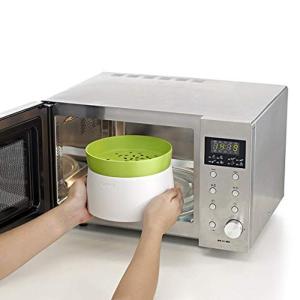 Lekue Microwave Rice and Grain Cooker, Model # 0200700V06M500, Green 並｜jiasp5