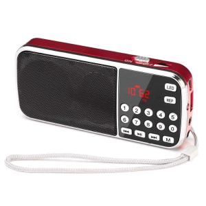 Gemean J-189 USB 小型 ラジオ 充電式 bluetooth ポータブル ワイド fm am 携帯 ラジオ ミニ、懐中電灯付き｜jiatentu2