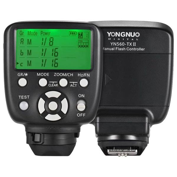 YONGNUO YN560-TX II（ Nikon 用）LCDフラッシュトリガーリモートコントロー...