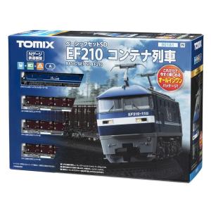 TOMIX Nゲージ ベーシックセット SD EF210 コンテナ列車セット 90181 鉄道模型 入門セット｜jiatentu2