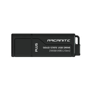 ARCANITE PLUS, 250GB 外付SSD (USBメモリ) USB 3.2 Gen2 UASP SuperSpeed+, 最大読｜jiatentu2