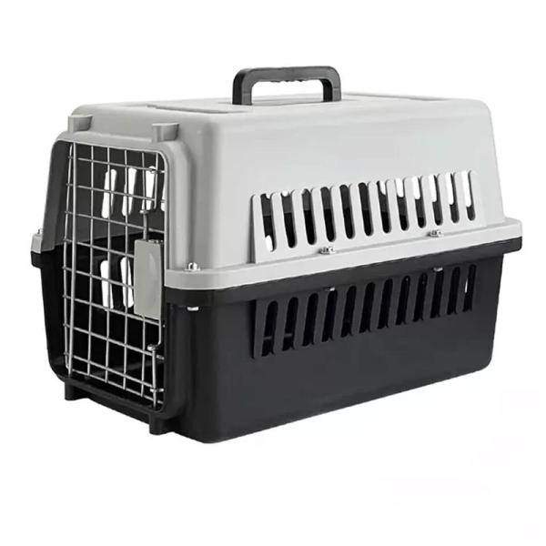 N&amp;S ペット猫犬スーツケース航空輸送ボックス、旅行犬小屋ポータブル猫ケージペット用品 キャットドッ...