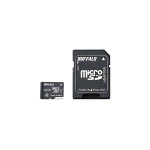 BUFFALO UHS-I Class1 microSDカード SD変換アダプター付 64GB RMSD-064GU1SA｜jiatentu2