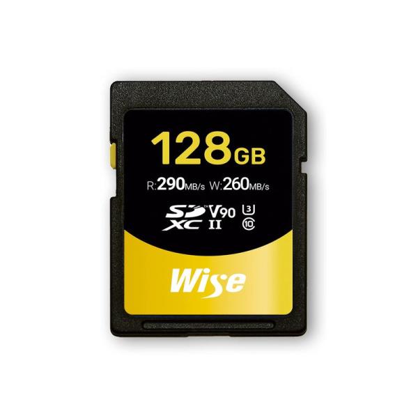 Wise SDXC UHS-II メモリーカード SD-Nシリーズ 128GB Class10 V9...