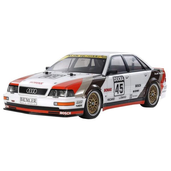 タミヤ 1/10 電動RCカーシリーズ No.682 1991 アウディ V8 ツーリング (TT-...