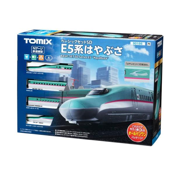 TOMIX Nゲージ ベーシックセット SD E5系はやぶさ 90186 鉄道模型 入門セット