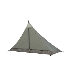 DOD(ディーオーディー) ムシャテント 1人用 火の粉に強い TC 素材の