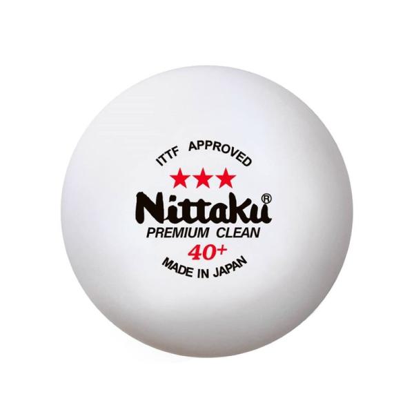 ニッタク(Nittaku) 卓球 ボール 3スター プレミアム クリーン 1ダース NB1701 ホ...