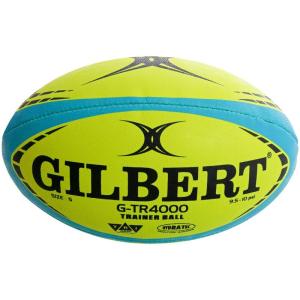 Gilbert G-TR4000 ギルバート ラグビーボール練習用4号 青緑x黄色 並行輸入品｜jiatentu2