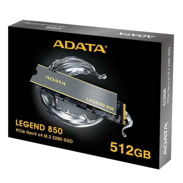 ADATA Legend 850 512GB PCIe Gen4 x4 NVMe 1.4 M.2 内...