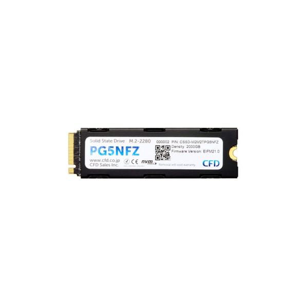 CFD販売 内蔵SSD M.2 2280-D2-M NVMe PCI-E Gen.5 x 4（NVM...