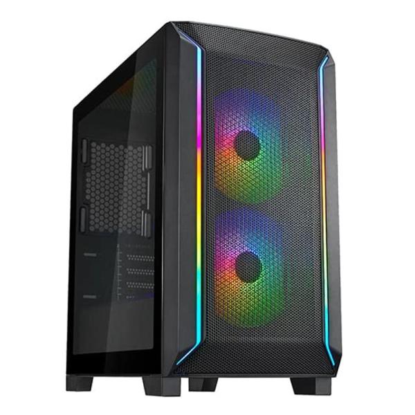 Silverstone PCケース FARAシリーズ SST-FA312Z-BG 通気口フルメッシュ...