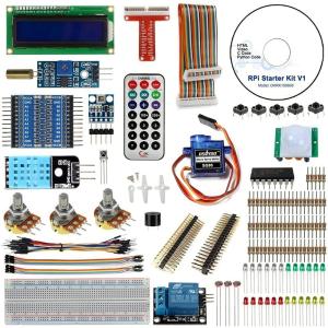 OSOYOO(オソヨー) Raspberry Pi 用 学ぶ電子工作キット 初心者演習用パーツセット ラズパイ11実例 回路配線図とサンプル｜jiatentu2