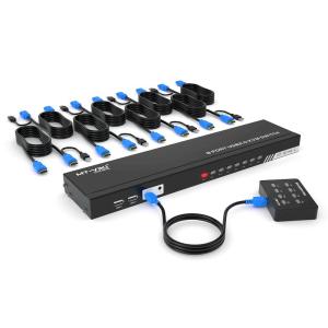 KVMスイッチ HDMI 8ポート KVM USB 切替器 8入力1出力、MT-VIKI HDMI KVM 切り替え器 4K 30Hz パソ｜jiatentu2