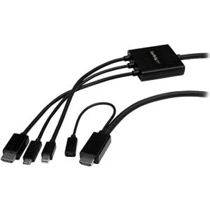 StarTech.com USB-C / HDMI / Mini DisplayPort - HDMI変換アダプタケーブル 2m CMDPH｜jiatentu4