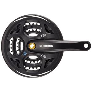 シマノ(SHIMANO) フロントチェーンホイール(MTB) FC-M311-L ブラック 48×38×28T 175mm 8S/7S チェ｜jiatentu4