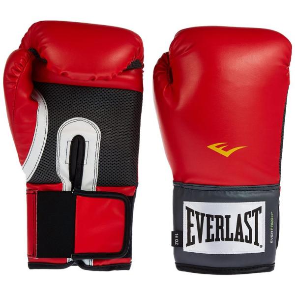 Everlast（エバーラスト）プロスタイル 練習用ボクシンググローブ 16oz レッド 並行輸入品