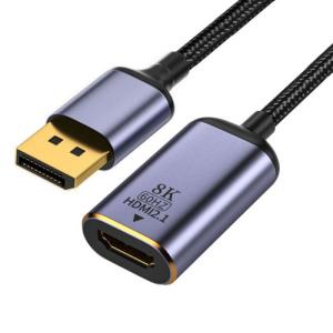 CY DisplayPort - HDMIアダプター、DP DisplayPort 1.4ソースオス-HDMI2.0メスディスプレイ8K 6｜jiatentu4