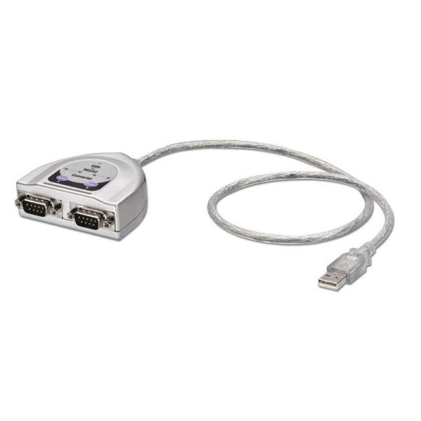 LINDY USB 1.1 - RS232シリアル変換ケーブル、D-Sub 9ピン、2ポート、0.6...
