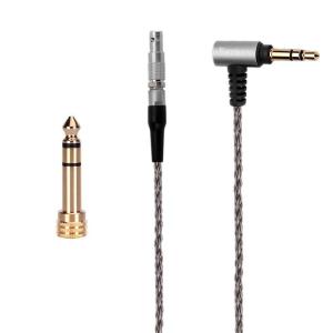 6N 高純度 単結晶銅 AKG K812 対応リケーブル 3.5mm-6.35mm ビバボ AKG K812 pro 対応 交換用 リケーブ｜jiatentu4