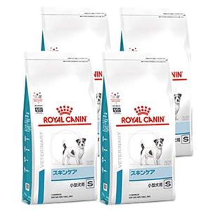 4袋セットロイヤルカナン 食事療法食 犬用 スキンケア 小型犬用S 1kg(旧 ベッツプラン 犬用 スキンケアプラス 成犬用)