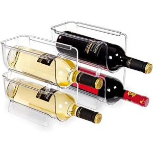 hengshao ワインボトルホルダー ワインスタンド 冷蔵庫用 収納ラック 4個セット ワインラック ワイン収納 シャンパンホルダー ワイ
