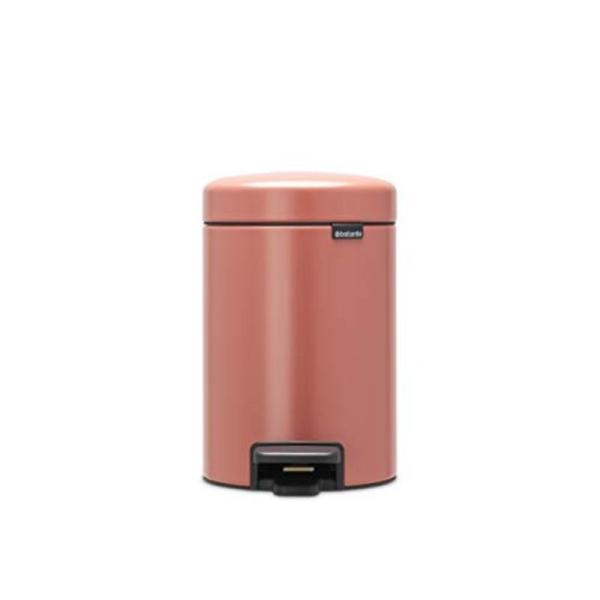 ブラバンシア(Brabantia) ペダル式ゴミ箱 ペダルビン ニューアイコン 3L テラコッタ・ピ...