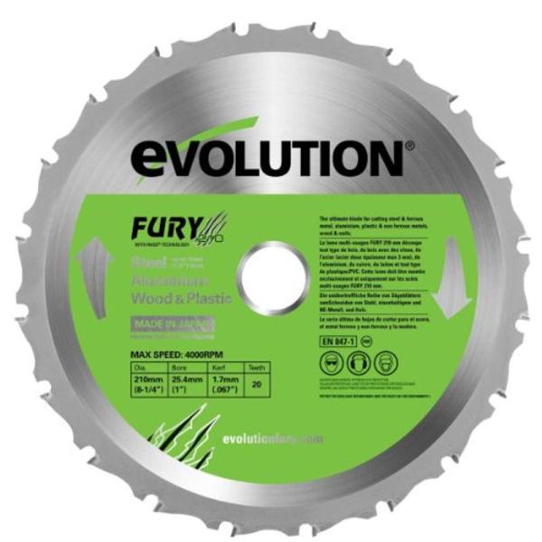 evolution(エボリューション) FURY3 210mm万能切断機チップソ-