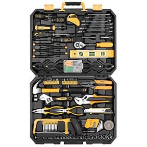 DEKO 168点 ホームツールセット 工具セット 家庭用 日曜大工 DIYセット 作業工具セット 家具の組み立て 住まいのメンテナンス用｜jiatentusa