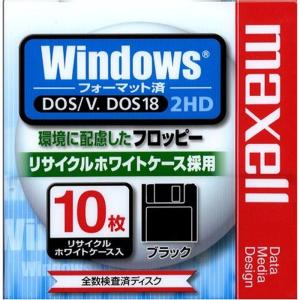 maxell 3.5型2HDフロッピーディスクWindowsフォーマット10枚パック環境対応製品 MFHD18.D10E｜jiatentusa