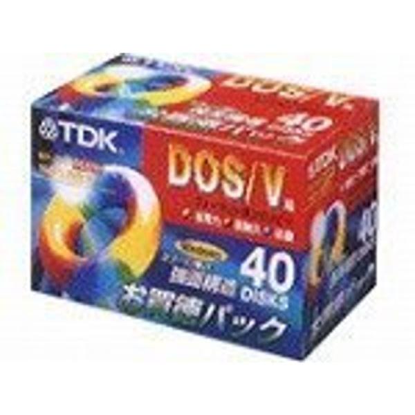 TDK 3.5型フロッピーディスク 2HD DOS/V Windows 40枚 MF2HD-BMX4...