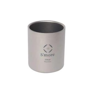 S'more(スモア) Titanium Mug double チタンカップ チタンカップ コップ チタンコップ ダブル チタン製 アウトド｜jiatentusa