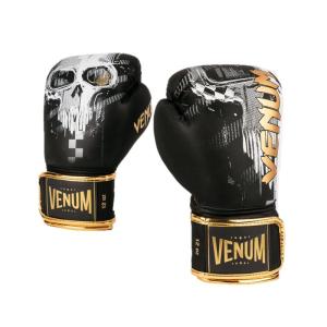 VENUM ボクシンググローブ スカル Skull Boxing gloves ブラック VENUM-04035-001 (10oz)｜jiatentusa