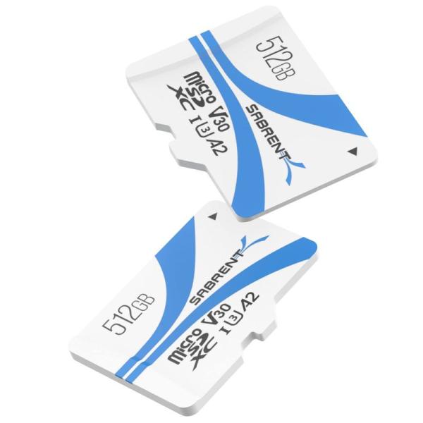 SABRENT MICRO SDカード 512GB X2, まいくろSDXC カード V30、メモリ...