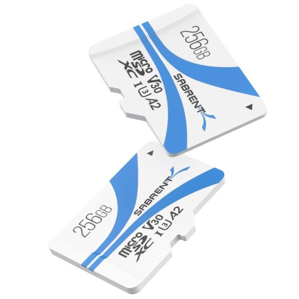 SABRENT MICRO SDカード 256GB X2, まいくろSDXC カード V30、メモリ...