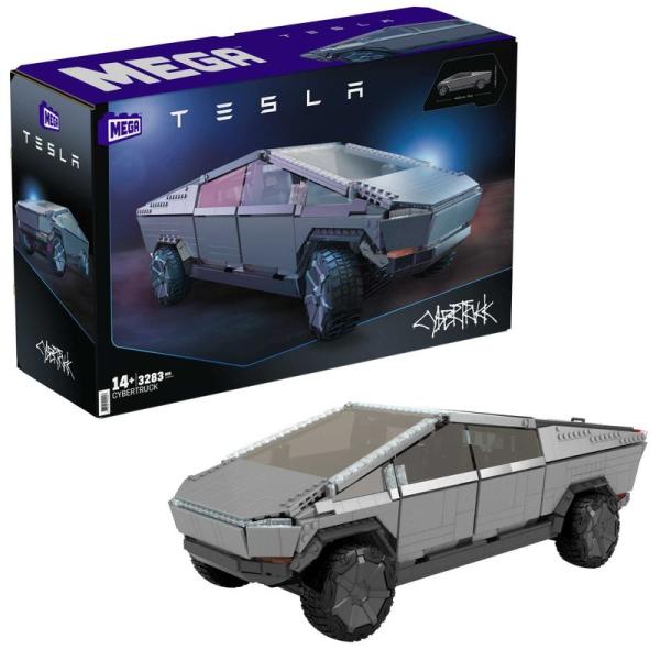 MEGA Tesla Cybertruck Vehicle Building Set, Buildi...