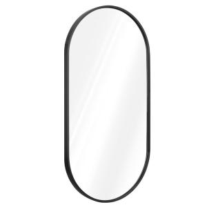 Navaris オーバルミラー 鏡 全身鏡 姿見 - 姿見鏡 ミラー 壁掛け スタンドミラー ウォールミラー - 寝室 浴室 縦 横 簡単取｜jiatentusa
