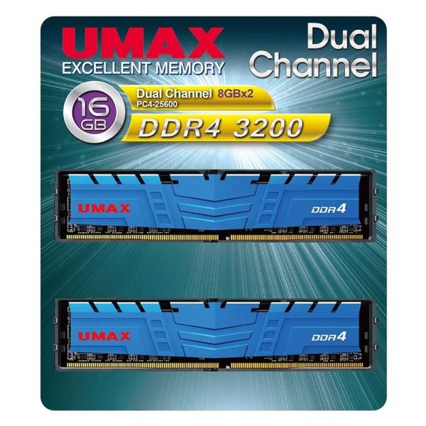 デスクトップ用DDR4 Long-DIMM 8GB ×2枚組 ヒートシンクあり (型番:UM-DDR...