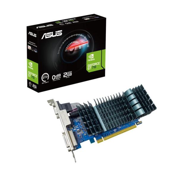 ASUS NVIDIA GeForce GT 710 グラフィックスカード (PCIe 2.0 2G...