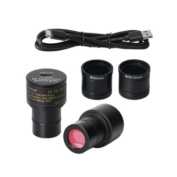 HAYEAR 8MP USB2.0デジタル接眼レンズカメラ顕微鏡ビデオカメラ+ DIA30MM/30...