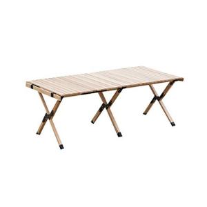 S'more(スモア) Woodi Roll Table キャンプ テーブル ウッドロールテーブル 木製 アウトドア テーブル 折りたたみ｜jiatentusp2